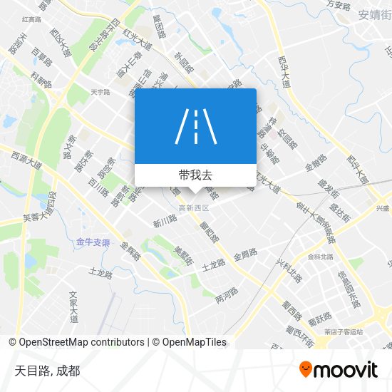 天目路地图