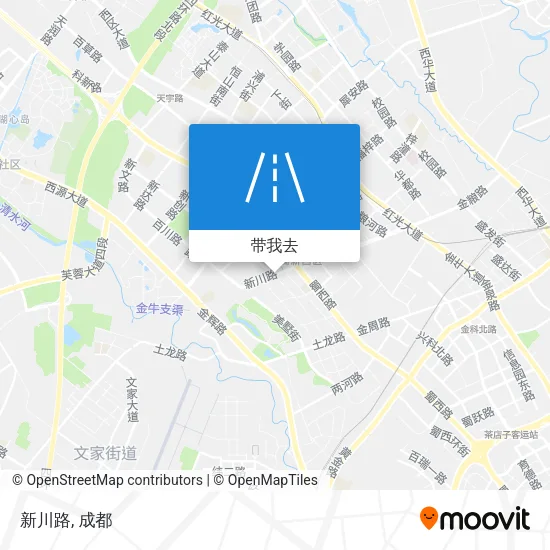 新川路地图