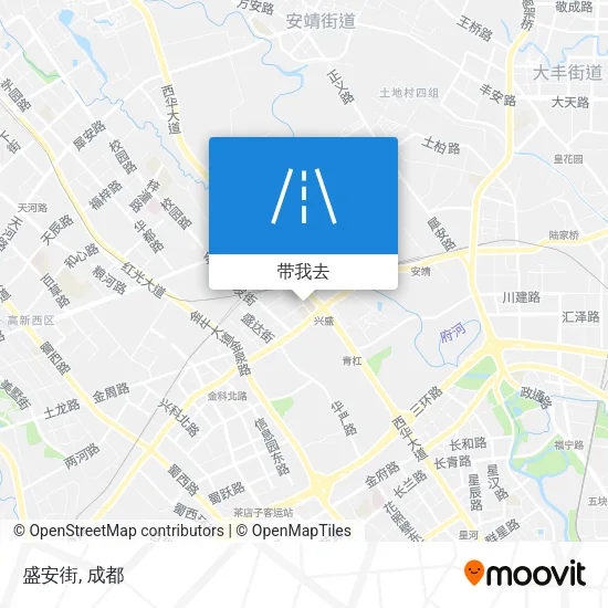 盛安街地图