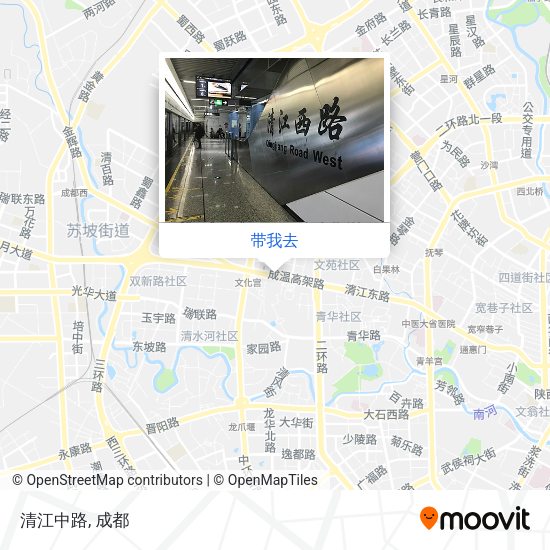 清江中路地图