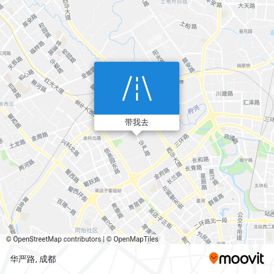 华严路地图