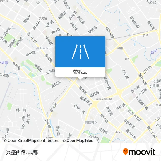 兴盛西路地图