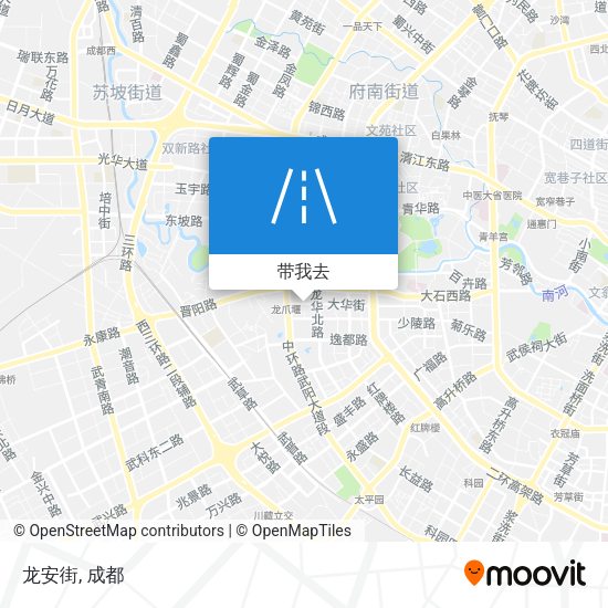 龙安街地图