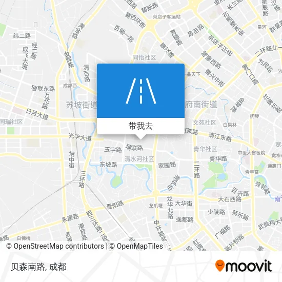 贝森南路地图