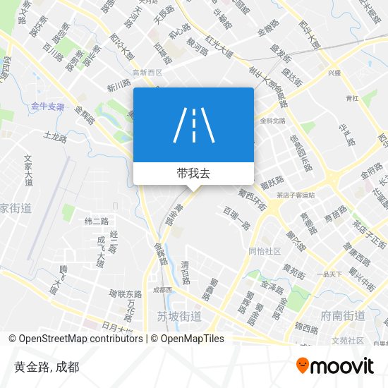 黄金路地图