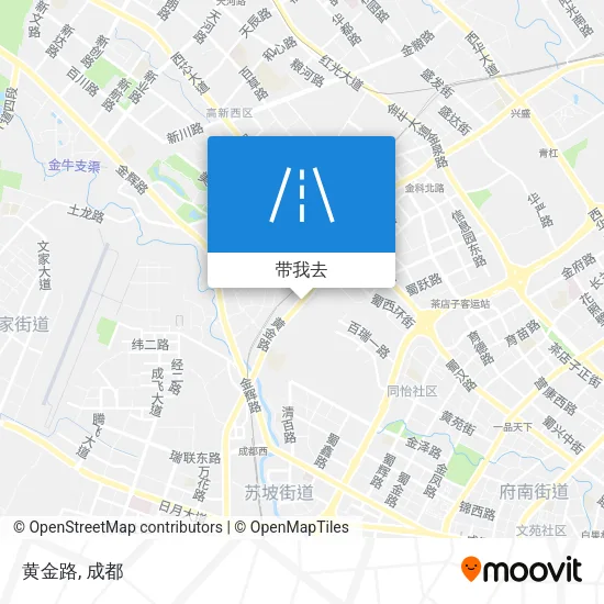 黄金路地图