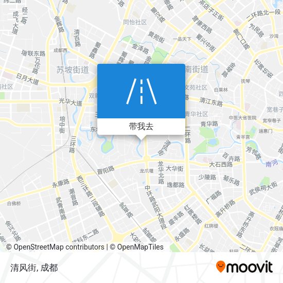 清风街地图