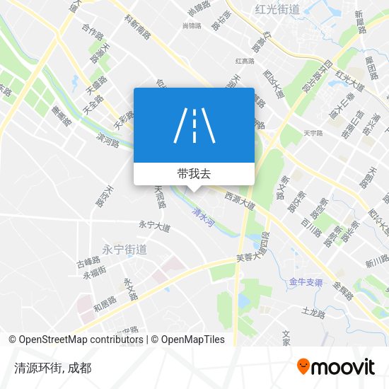 清源环街地图
