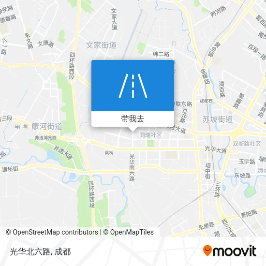 光华北六路地图