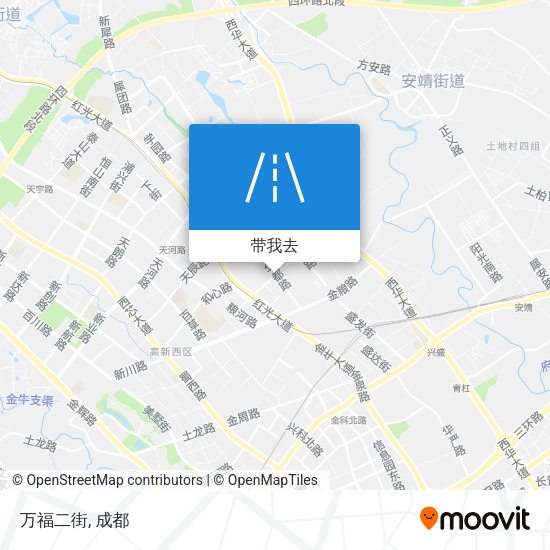 万福二街地图