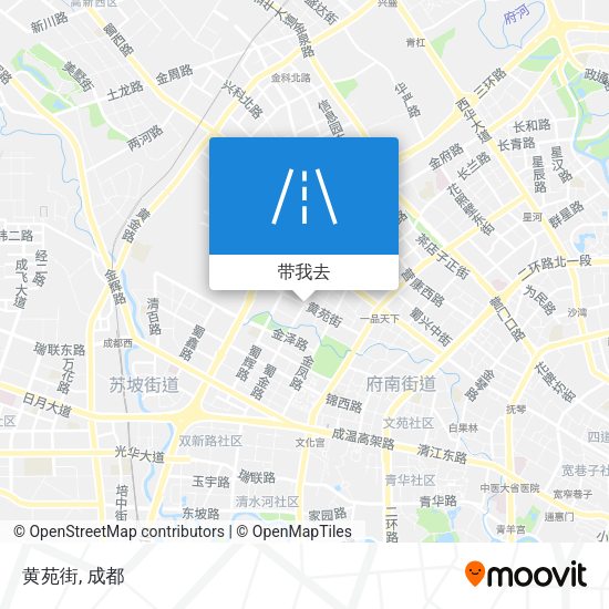 黄苑街地图