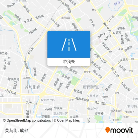 黄苑街地图