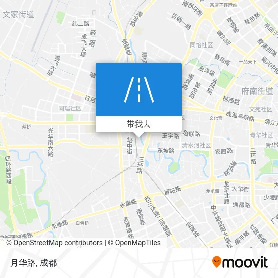 月华路地图