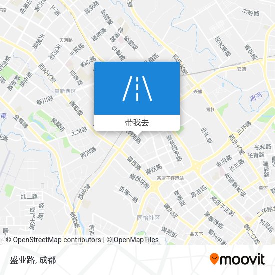 盛业路地图