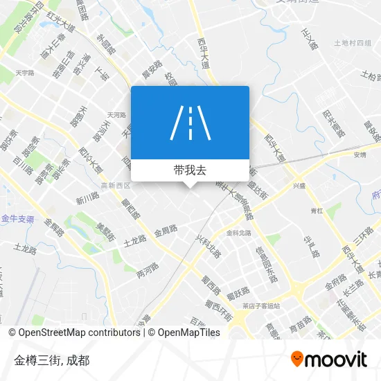 金樽三街地图