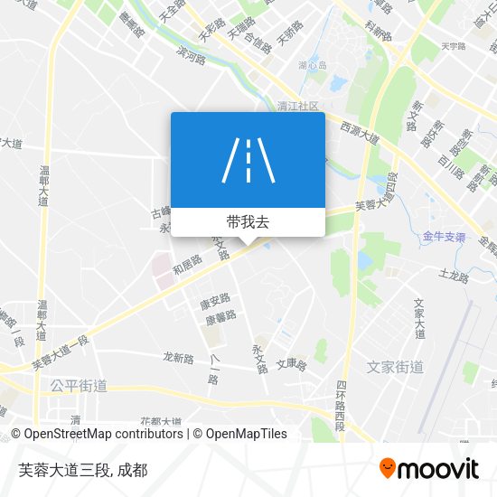 芙蓉大道三段地图