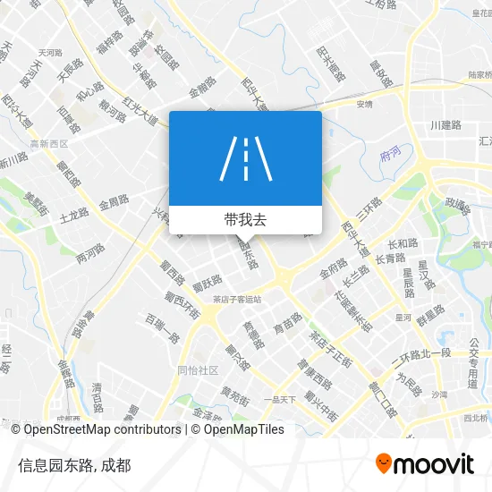 信息园东路地图