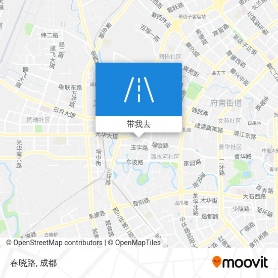 春晓路地图