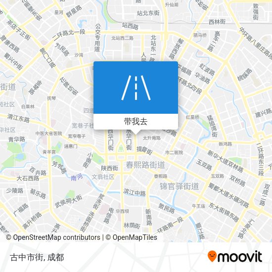 古中市街地图