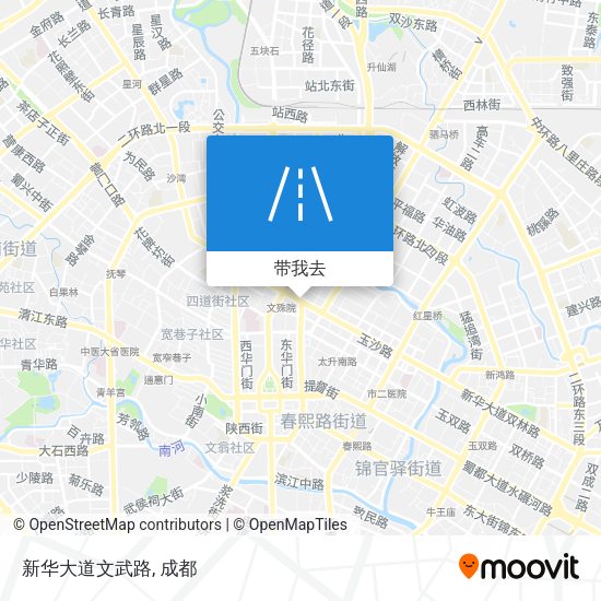 新华大道文武路地图