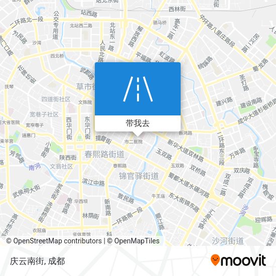 庆云南街地图