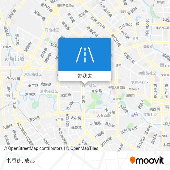 书香街地图