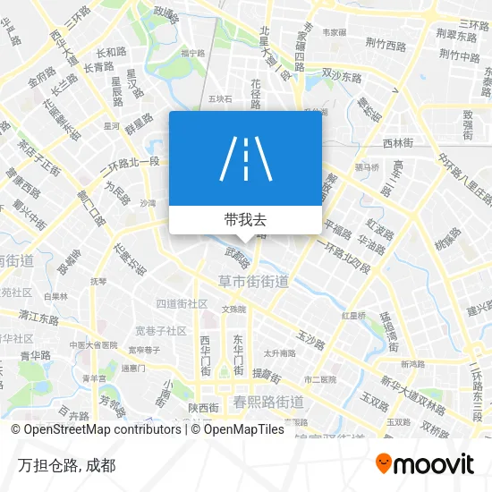 万担仓路地图