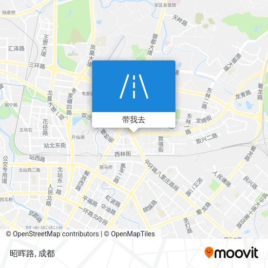 昭晖路地图