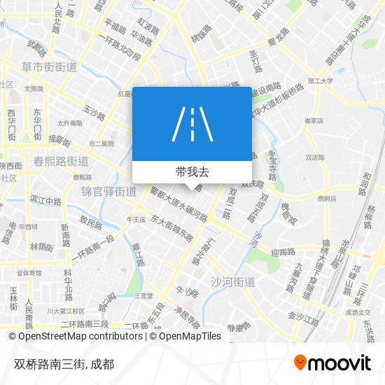 双桥路南三街地图