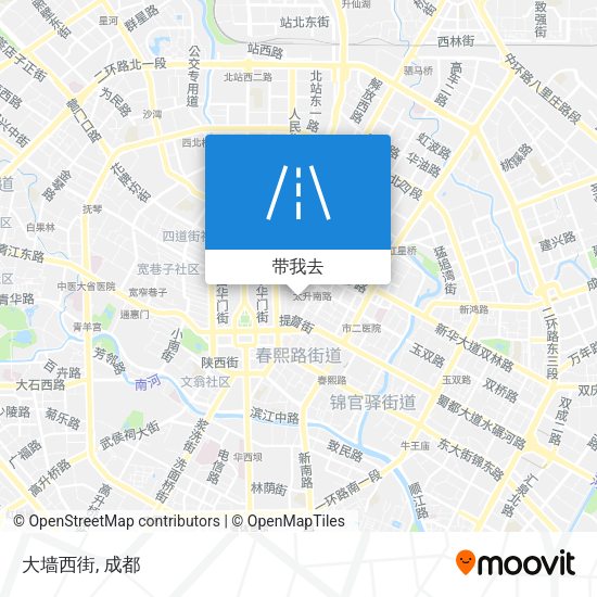 大墙西街地图
