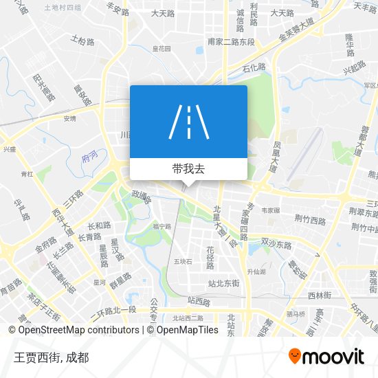 王贾西街地图