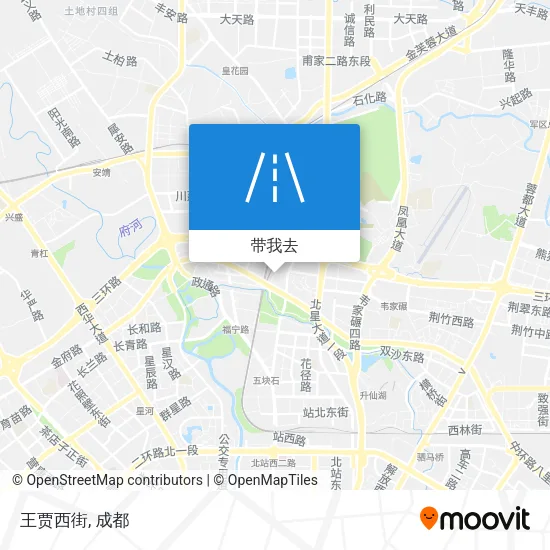 王贾西街地图