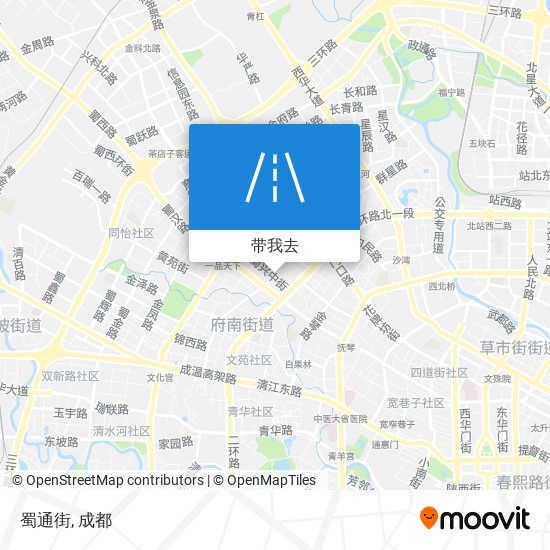 蜀通街地图