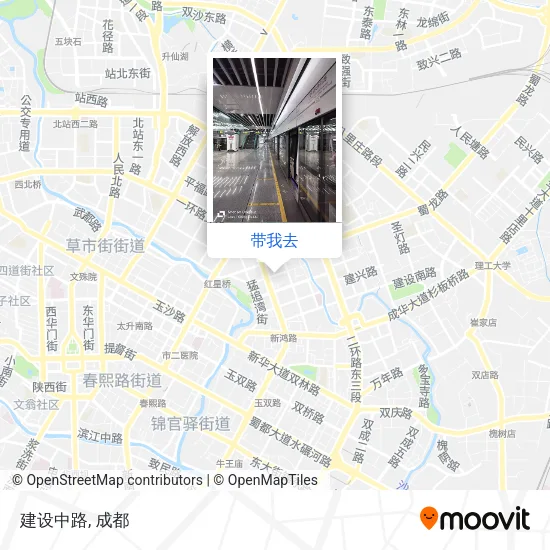 建设中路地图