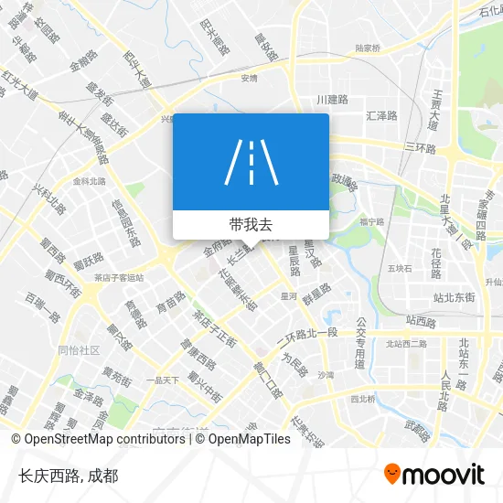 长庆西路地图