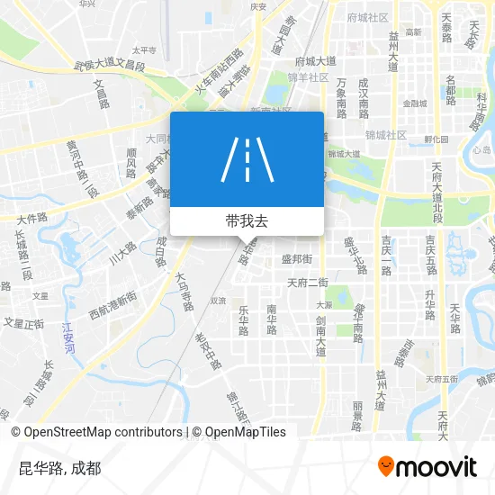 昆华路地图