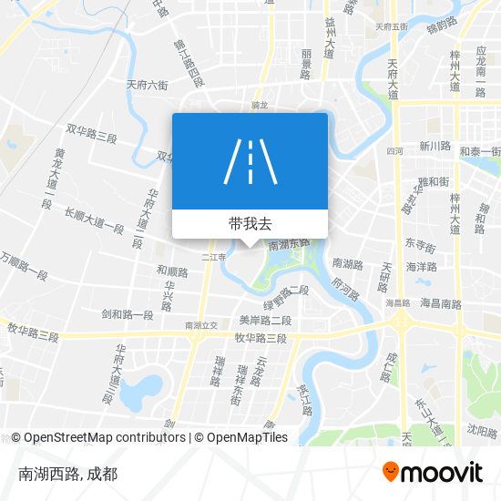 南湖西路地图