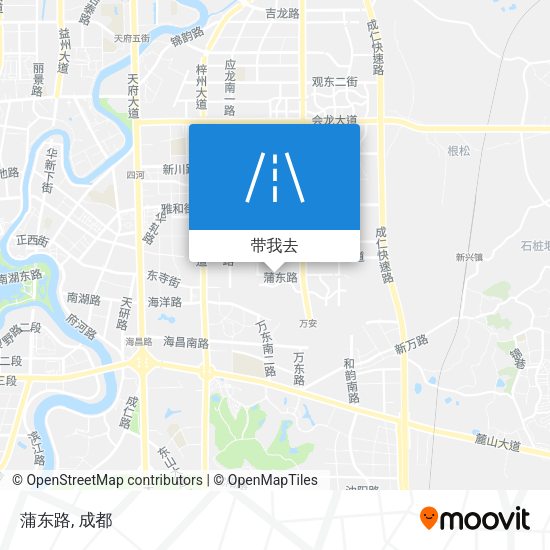 蒲东路地图