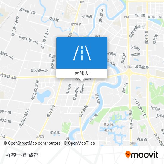 祥鹤一街地图