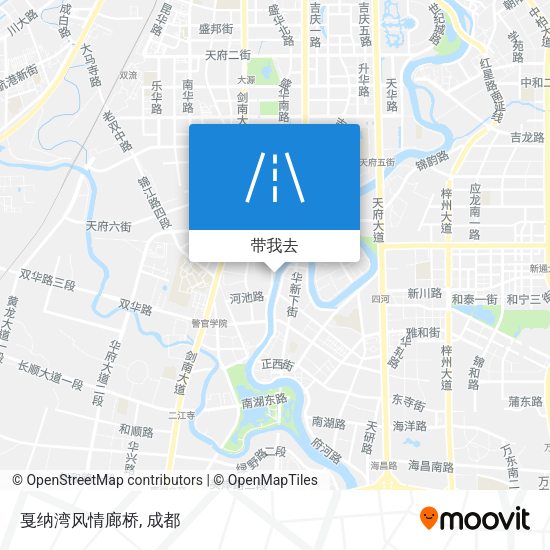 戛纳湾风情廊桥地图