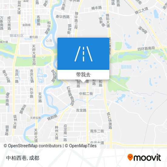 中柏西巷地图