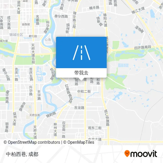 中柏西巷地图