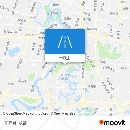 润泽路地图