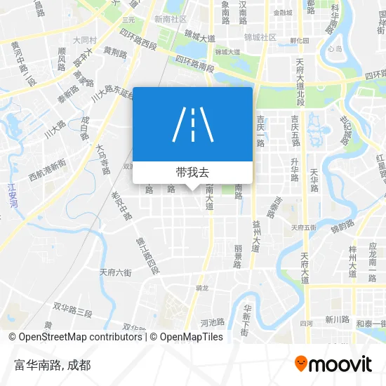 富华南路地图