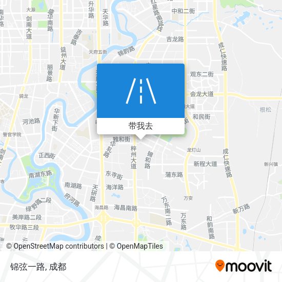 锦弦一路地图