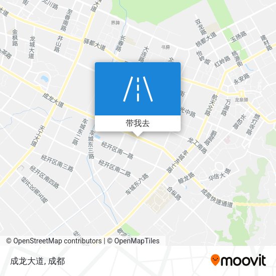成龙大道地图
