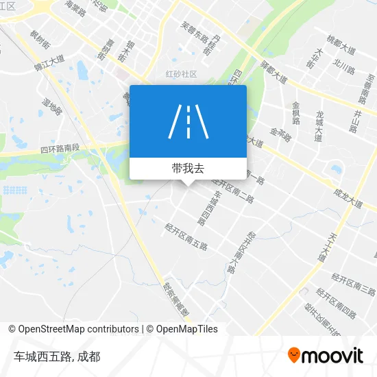 车城西五路地图