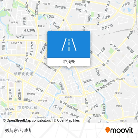 秀苑东路地图