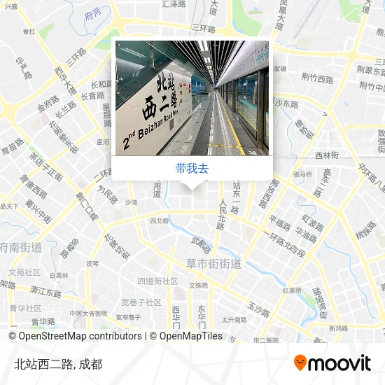 北站西二路地图