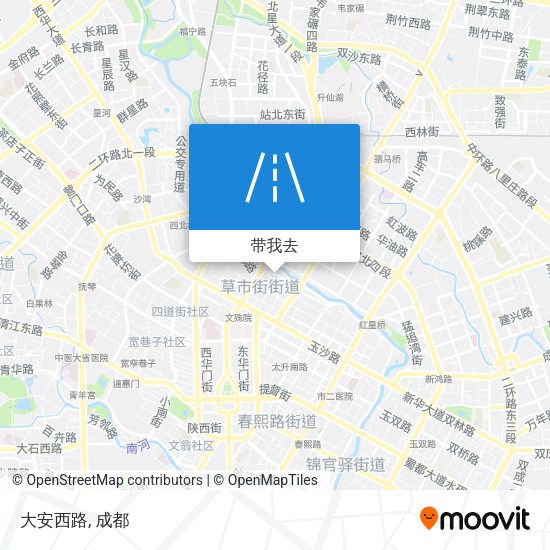 大安西路地图